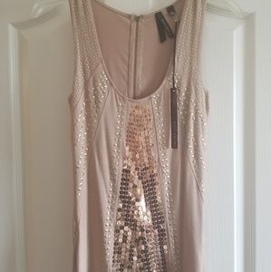 Tan Sequenced Top